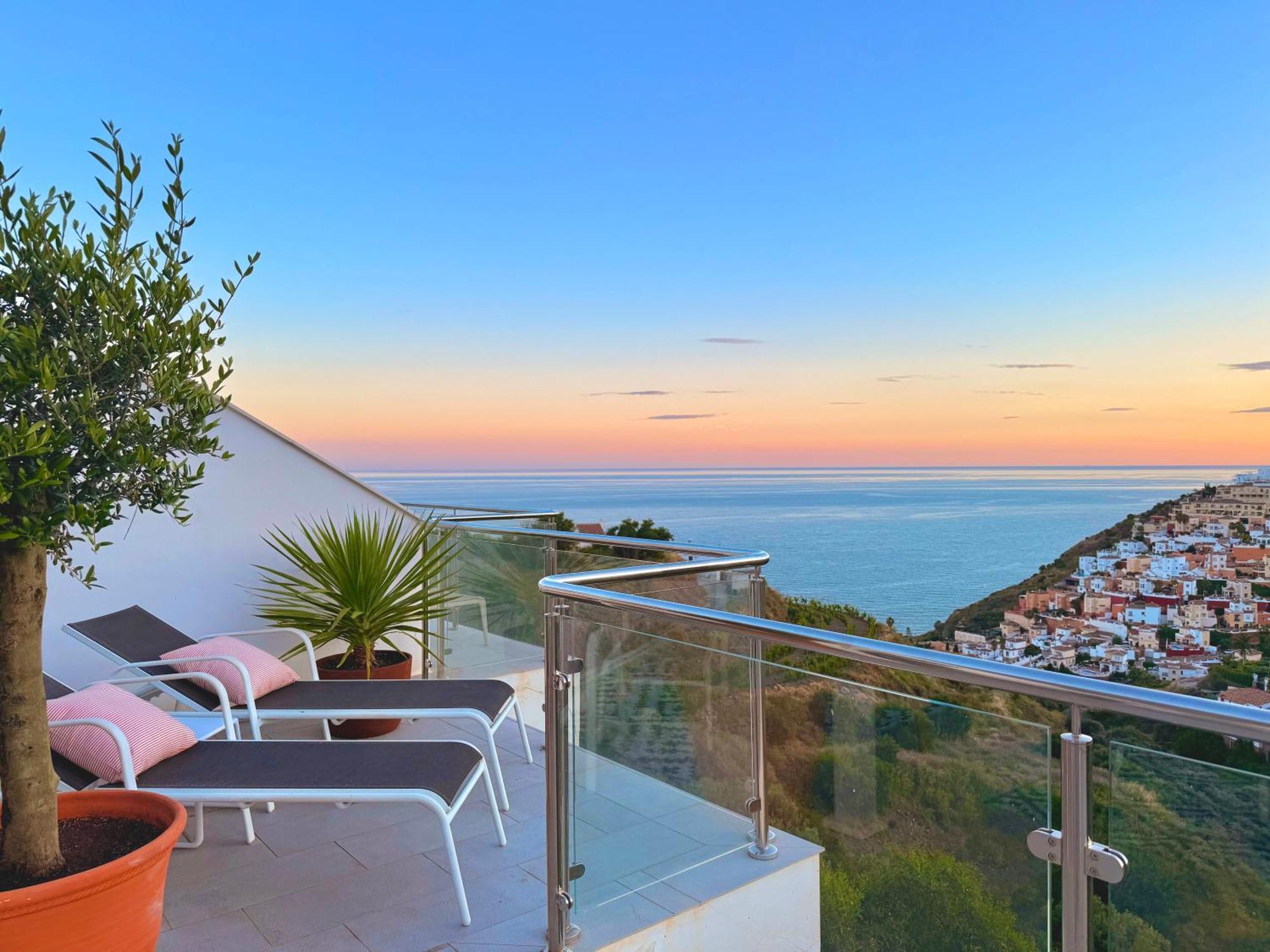 Penthouse Balcon Del Mar 121 Casasol Nerja Exterior foto